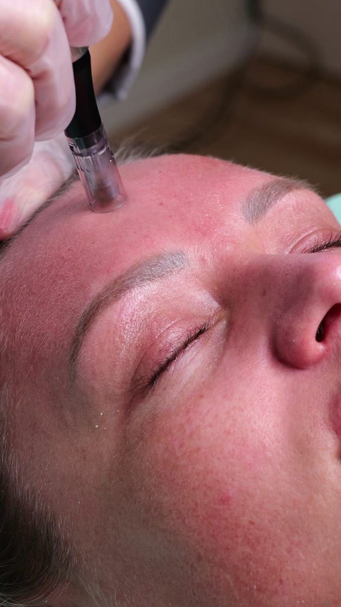 Microneedling-behandling hos Lumiere Glow Clinic